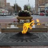 Вечный огонь на пл. Победы в Калуге