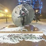 Памятник Дмитрию Разумовскому, погибшему при освобождении заложников в г. Беслан