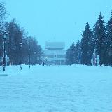 Вид на дом-музей В. И. Ленина